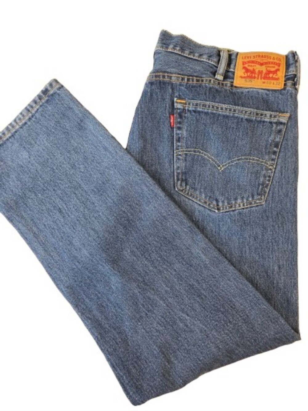 Levi's 505 Men’s Medium Wash Jeans 40x32